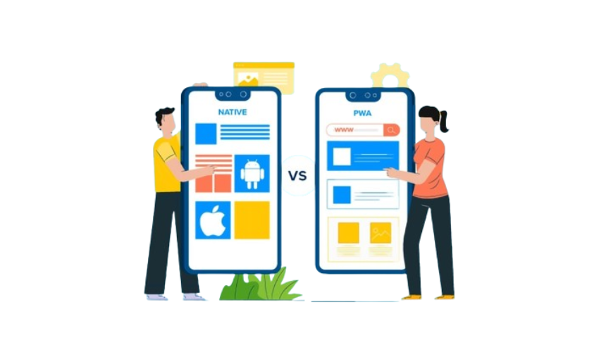 web apps and mobile apps